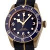 Tudor Black Bay Bronze Bucherer Blue Special Edition Bronze - Yuvarlak uçlu siyah nubuk deri, bronz toka - 200 metre - 70 saat güç rezervi - Arduvaz grisi, bombeli kadran - 43 mm -1-